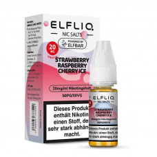 Strawberry Raspberry Cherry Ice - ELFLIQ - Nicsalt Liquid 10 ml