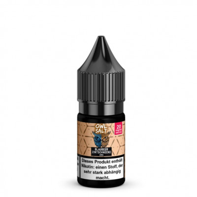 Blaubeer Zimtschnecke - OWL Salt - Nicsalt Liquid 10 ml