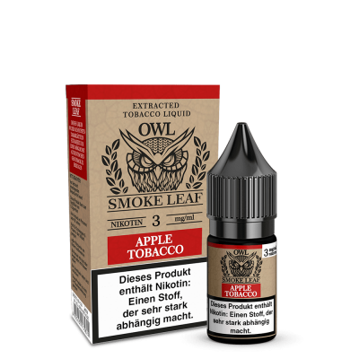 Apple Tobacco - OWL Smoke Leaf - Nicsalt Liquid 10 ml