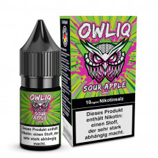 Sour Apple - OWLIQ - Nicsalt Liquid 10 ml Sour Apple - OWLIQ - Nicsalt Liquid 10 ml