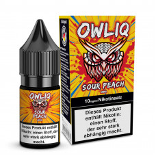 Sour Peach - OWLIQ - Nicsalt Liquid 10 ml Sour Peach - OWLIQ - Nicsalt Liquid 10 ml
