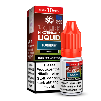 Blueberry - SC Red Line - Nicsalt Liquid 10 ml