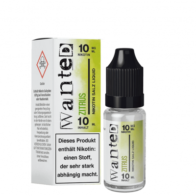Zitrus - Wanted Overdosed - Nicsalt Liquid 10 ml